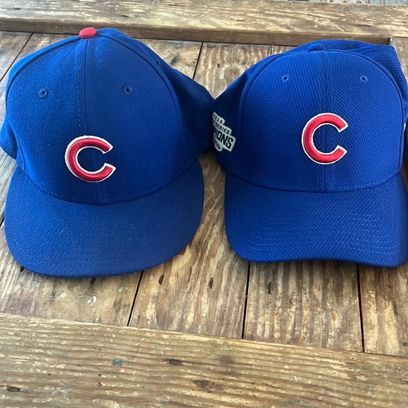 (2) Chicago cubs new era hats - Picture 1 of 4